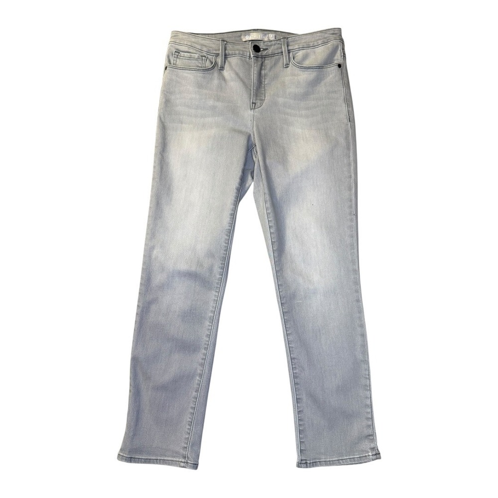 Athleta Sculptek Skinny Jeans Kenai‎ Wash Grey Performance Denim Women's 8